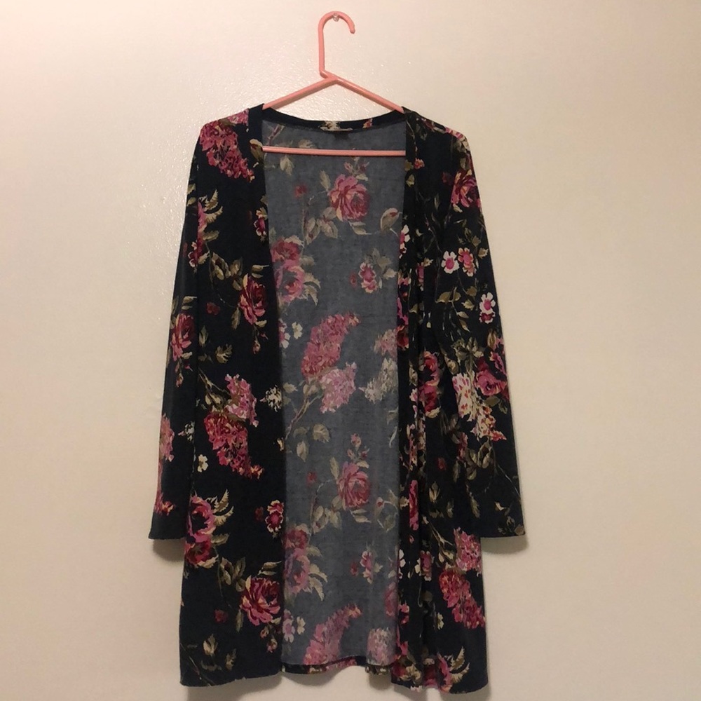 Floral cardigan